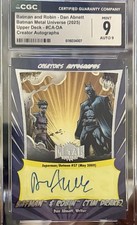 Batman Metal Universe Creator Autographs Dan Abnett Batman & Robin 2025 CGC 9