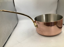 Mauviel M'Heritage M'200 B Sauce Pan With Brass Handle, 6-Qt