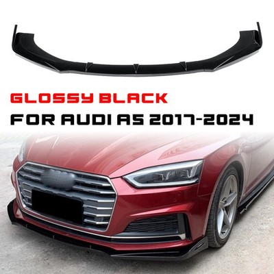 Frontspoiler Lippe Stoßstange Schwarz Glanz Für Audi A5 2017-2024