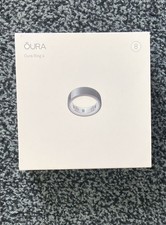 Oura Ring Gen4 Black Size 8 Smart Ring Sleep Fitness Tracker - Brand New Sealed 