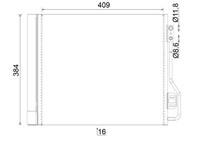 Mahle AC 488 000S Klimaanlagen-Kondensator FüR Smart Mit Trockner 16Mm