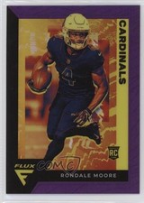 2021 Panini Chronicles Flux Rookies Purple Prizm 2/199 Rondale Moore #FX-20 1bf5