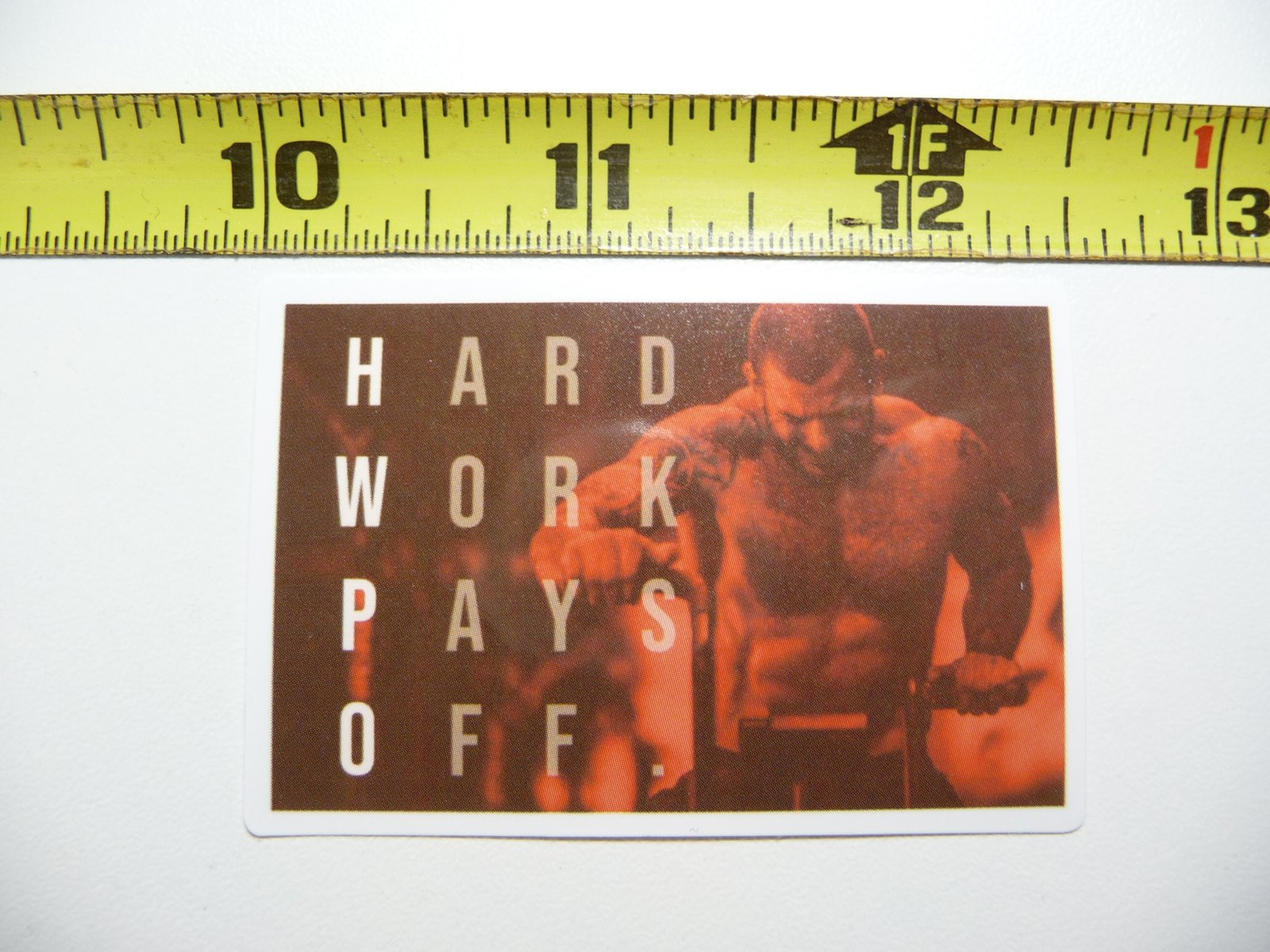 Hard Work Pays Off Fitness Decal for Weightlifting and Exercise Motivation