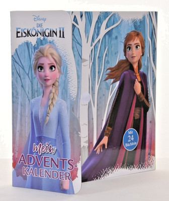 Adventskalender Eiskönigin II Anna und Elsa Kalender mit 24 Büchlein Advent