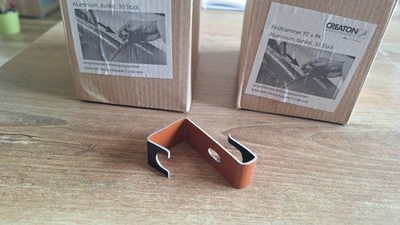 Firstklammern PZ + PK Dachziegel; CREATON Premion; 48 Stück