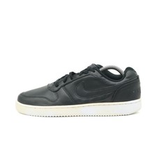 Nike Damen Court Vision Low Schuhe Schwarz Leder Innensohle Sneaker EU 39