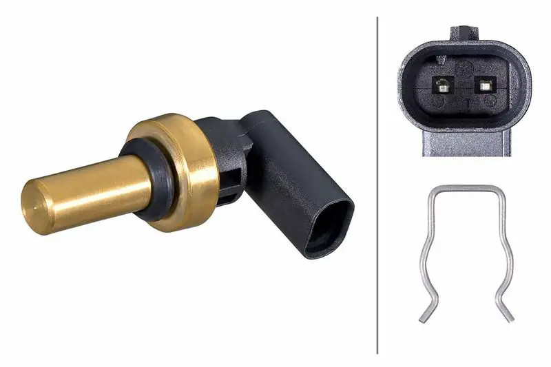 Sensor Temperatura Refrigerante Atornillado 2 Pines HELLA para u.a. OPEL ASTRA - Imagen 2