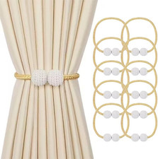 10 Pack Magnetic Curtain Tiebacks Decorative Curtain Tiebacks Buckles Holdbacks