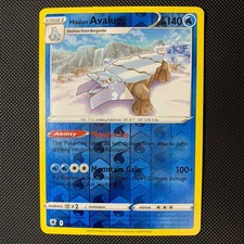Hisuian Avalugg 048/189 Rare Astral Radiance Pokemon Reverse Holo Lightly Played