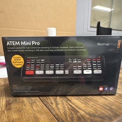 ATEM Mini Pro Live Production Switcher Blackmagic Design