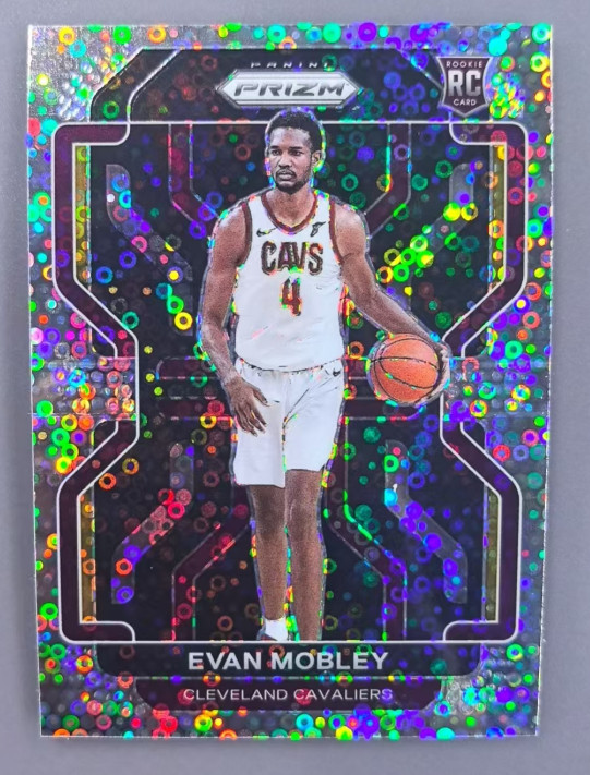 Evan Mobley 2021-22 Panini Prizm Silver Disco RC Cleveland Cavaliers #325