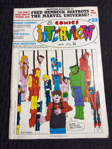1985 COMICS INTERVIEW Magazine #22 FN 6.0 Fred Hembeck / Tom Yeates Swamp Thing