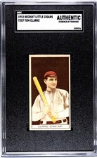 1912 Recruit Little Cigars T207 Tom Clarke SGC Authentic