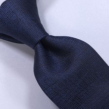 ALFANI Men  s Navy Blue Textured Solid Necktie   New With Tags  MSRP 55