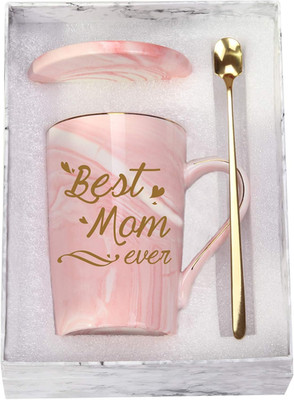 Best Mom Mug - Birthday and Mother'S Day Gift from Daughter or Son - 14 Ounce Pi