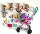 Barbie Baby Toddler Lot Stroller Carrier Combo Accessories Babysitters Inc