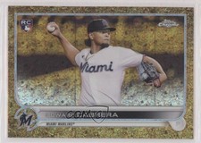 2022 Gilded Collection Gold Etch Mini-Diamond Refractor 15/50 Edward Cabrera 7c5