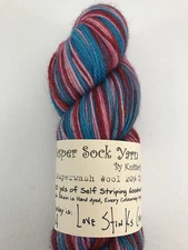 Knitterly Things Vesper Classic Self-Striping Yarn Superwash Merino Fingering