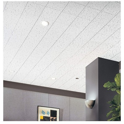 ARMSTRONG 741 Ceiling Tile,12 in L,12 in W,PK40 32WN25