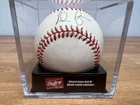 Nolan Ryan Signed Baseball MLB Autograph HOF Pitcher w/ Display Case