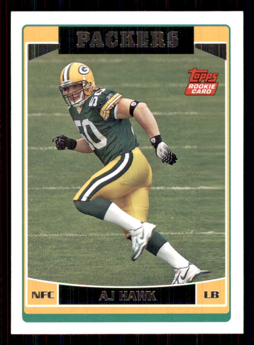 2006 Topps Rookie RC #360 AJ Hawk Packers