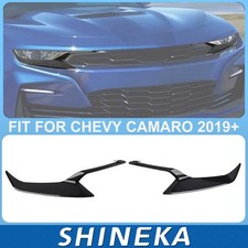 Carbon Fiber Front Headlight Lamp Cover Trim Bezels For Chevy Camaro 2019 Carbon Fiber Front Headlight Lamp Cover Trim Bezels For Chevy Camaro 2019