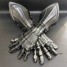 Cyberpunk Mechanical Plate Armor Heavy Duty Gloves Cos Prop Equipment Men's Gift