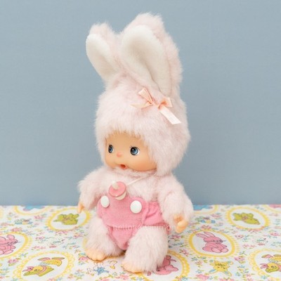 Bebichhichi's Friend Mew Bunny Rabbit Baby Monchhichi Rare