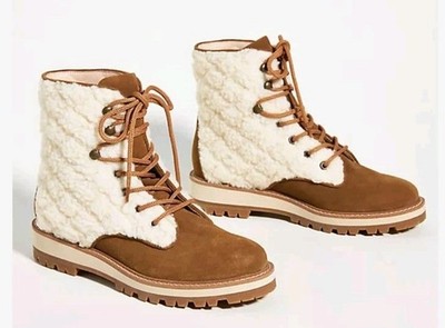 Cecelia New York ''RIVER NUTELLA'' SIZE 10 Brown Cream Boots