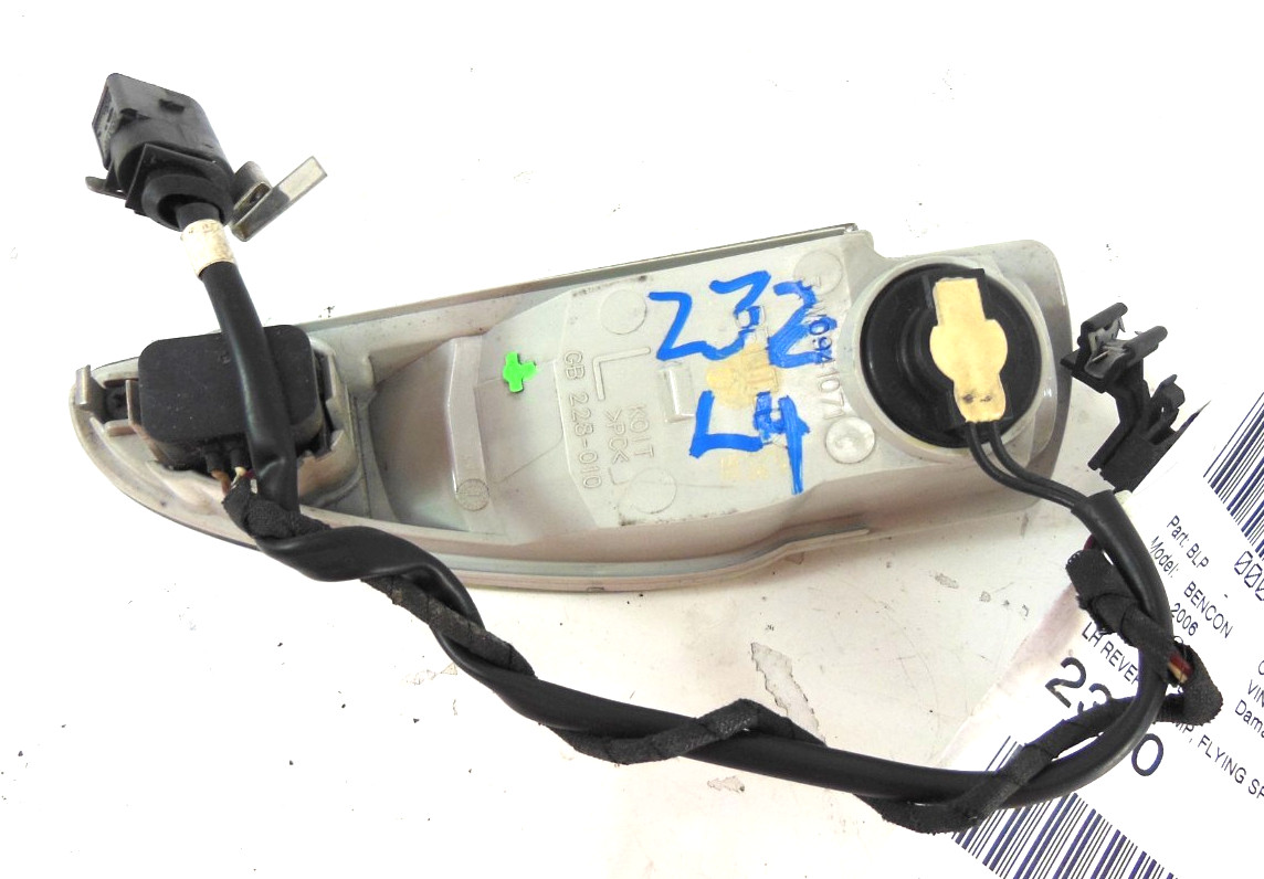 2006 Bentley Continental Flying Spur Reverse Light Lamp Driver Left OEM