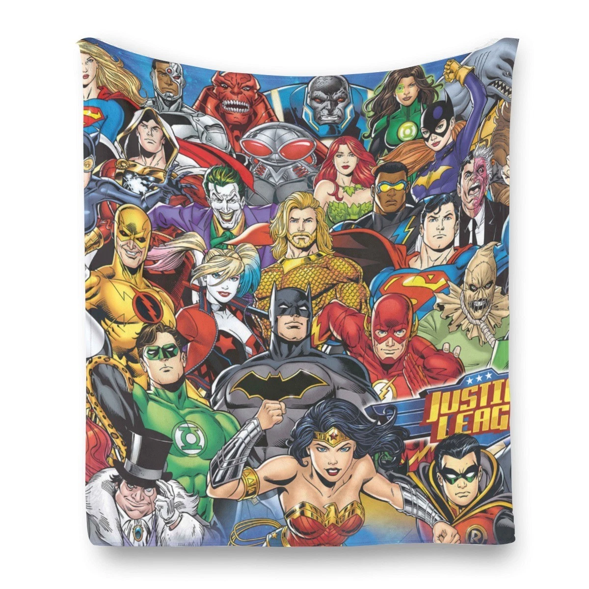 DC Comics Justice League Warm Single-Side Printing Flannel Fleece Blanket