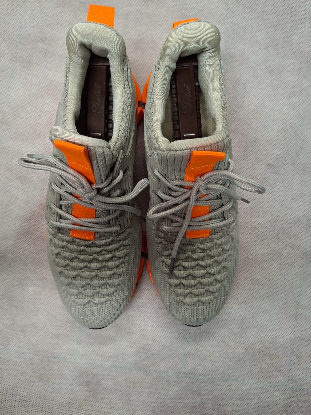 SAOLA Sneaker leggera traspirante donna 7 5 grigio e arancione