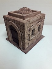 casa - casetta  presepio in polistirene e  legno 