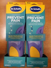 2 Pairs: Dr. Scholl's Prevent Pain Women's Shoe Insoles Size 6-10 3290 R4P1