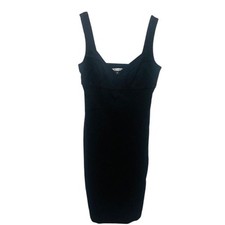 Diane von Furstenberg Bodycon Dress Little Black Dress Fitted Size 4