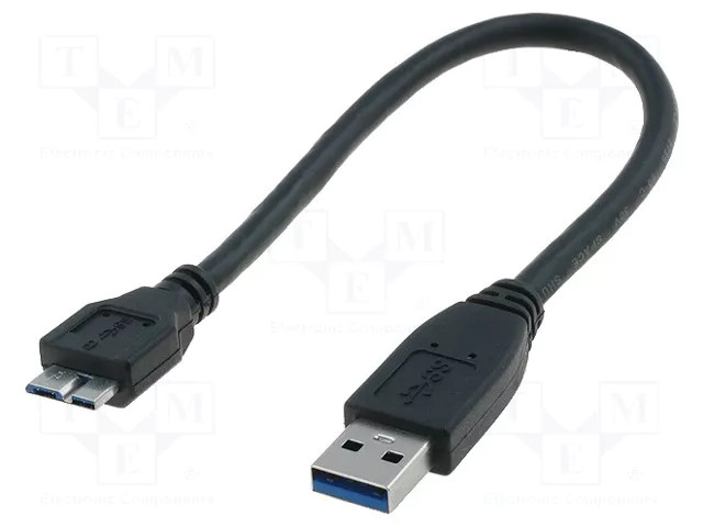 Digitus Noir Câble De Connexion Usb-A - Micro-B, 0,25M - Neuf - Image 2