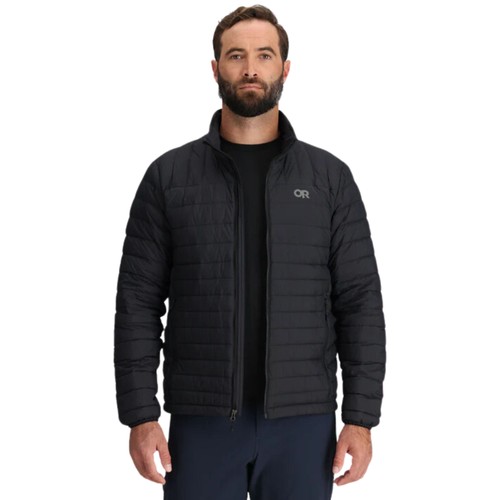 Outdoor Research Transcendent Down Men's Winter Jacket, Black, Large - Picture 2 of 5