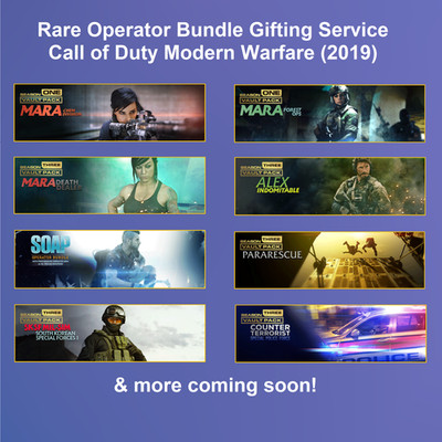 Rare Operator Bundle Gifting Service   Modern Warfare (2019)