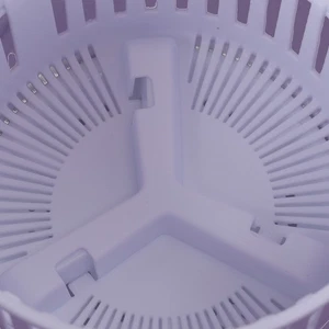 Laveuse portable 8L Laveur pliable avec 3 Panier d'évacuation des modes de nettoyage