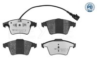 Meyle Bremsbelagsatz, Scheibenbremse 025 237 4719/PD FüR Vw