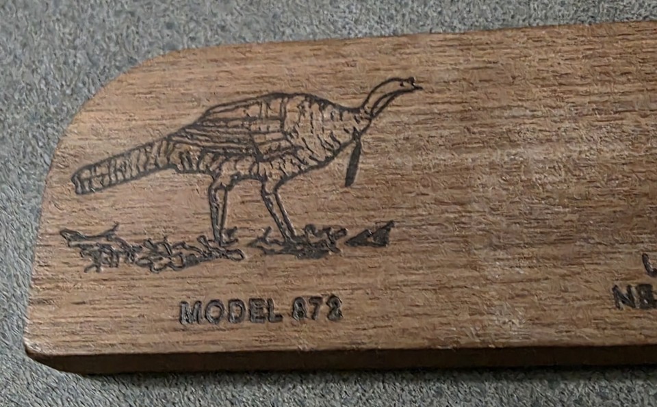 Rare Vintage Lohman Neosho, MO. Turkey Scratch Box Call Model No. 872 ...