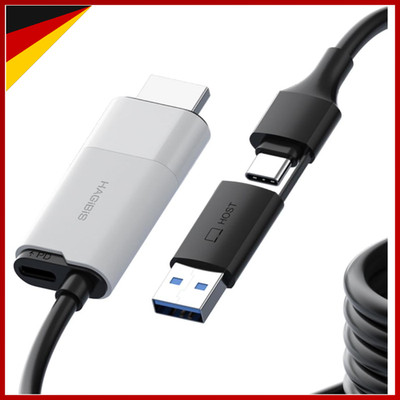 Video Capture Card USB 3.0 1080P 60fps HDMI zu USB A/C für Gaming 100W PD