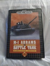 M-1 Abrams Battle Tank (Sega Genesis, 1991) NO Manual