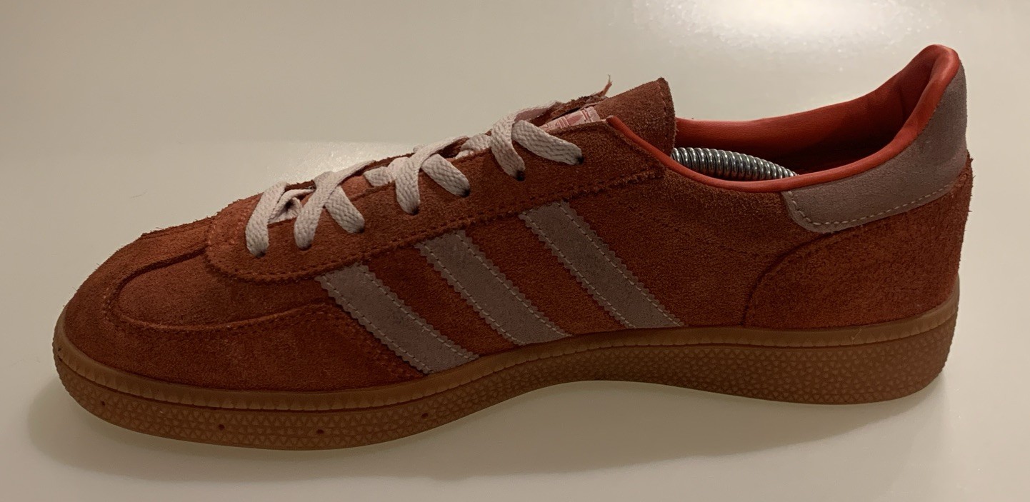 SAOLA Scarpe da ginnastica donna Adidas Handball Sonder RED PINK GOMMA SUOLA UK 6 OASIS RETRO 90S