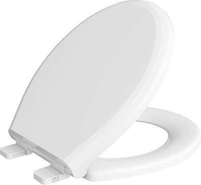 PFTSHSC1000 Nome Round Closed-Front Toilet Seat with Soft Close - White