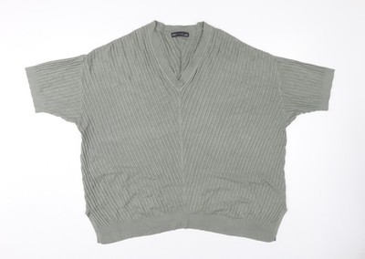 Marks and Spencer Damen Pullover mit V-Ausschnitt XL
