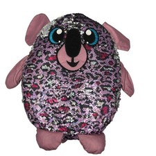 Shimmeez Ava Koala Plush Reversable Sequin Flip Pillow Pink Stuffed Animal