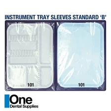 Dental Disposable Tray Sleeves Standard 'B' Size 1000 pcs
