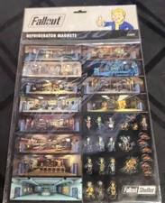 Fallout Shelter Refrigerator Magnets NIB Very Rare  2 Sheets Think Geek