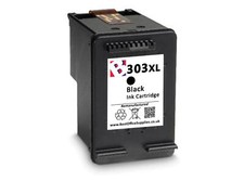 Refilled 303 XL Black Ink fits HP Envy Photo 7134 Printers Non-Oem